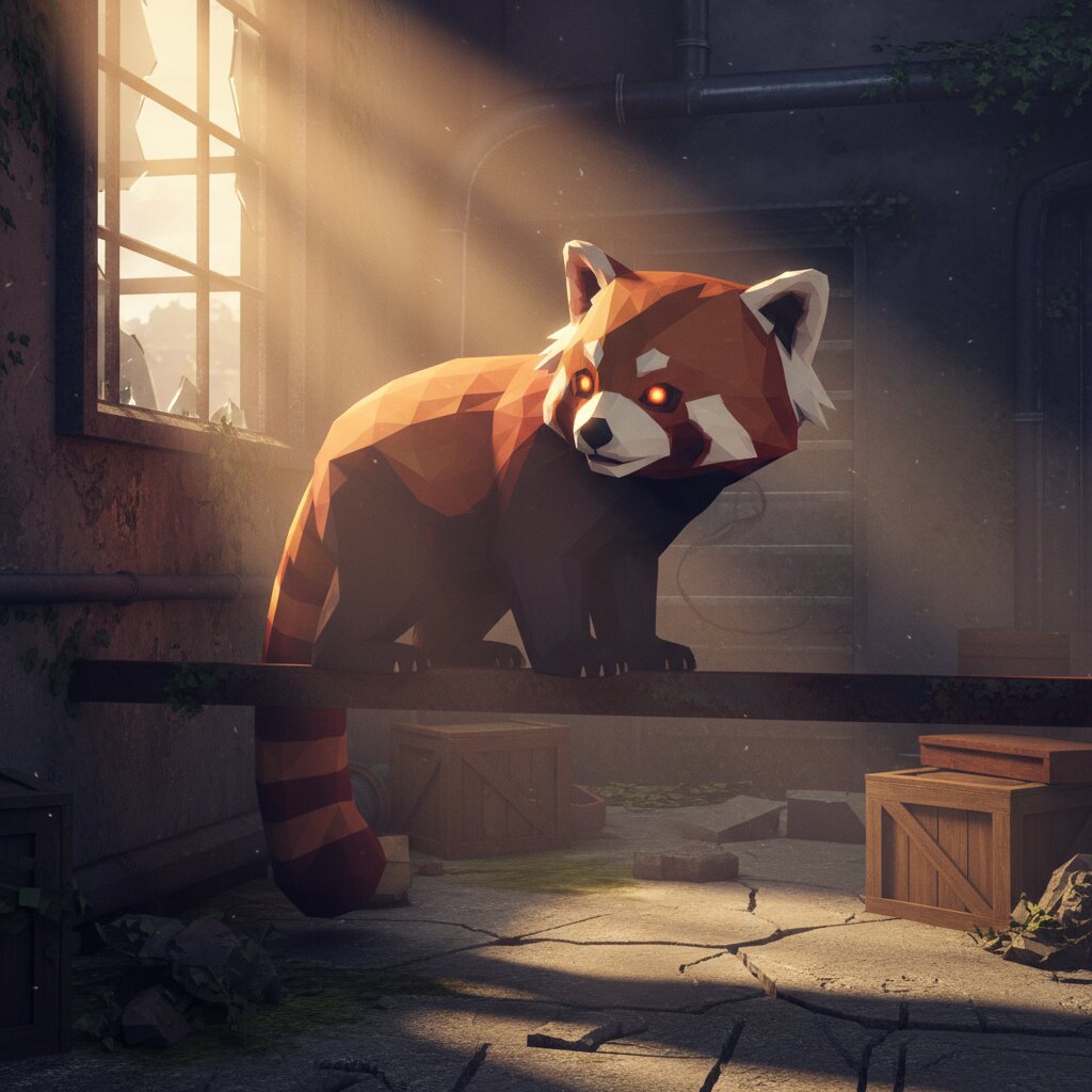 Source Engine &mdash; a red panda &mdash; generated image