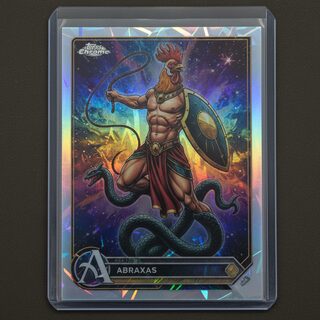 2020s Topps Chrome refractor &mdash; Abraxas