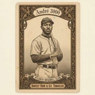 1910s tobacco card &mdash; Andre 3000
