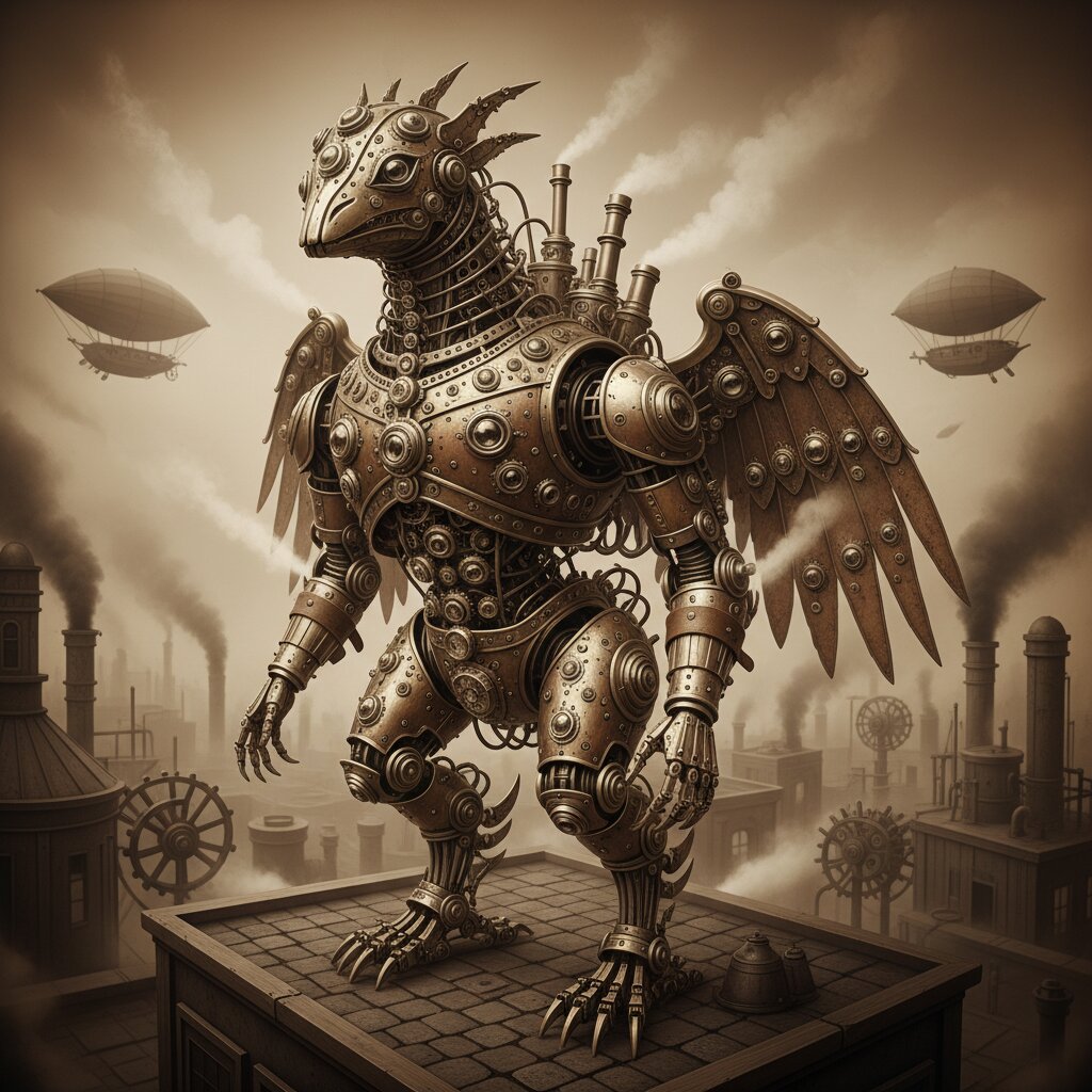 steampunk &mdash; Argus &mdash; generated image
