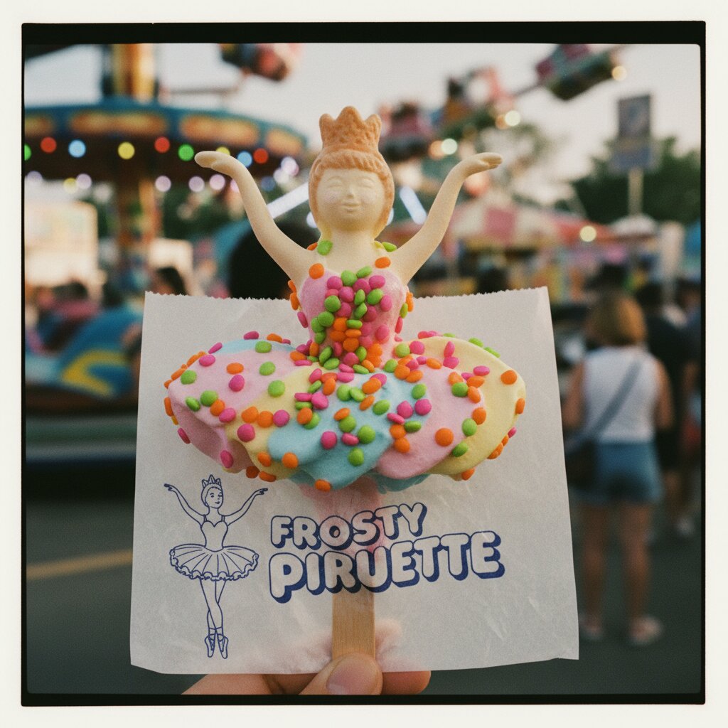 ice cream novelty &mdash; Ballerina &mdash; generated image