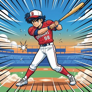 anime &mdash; Baseball Player