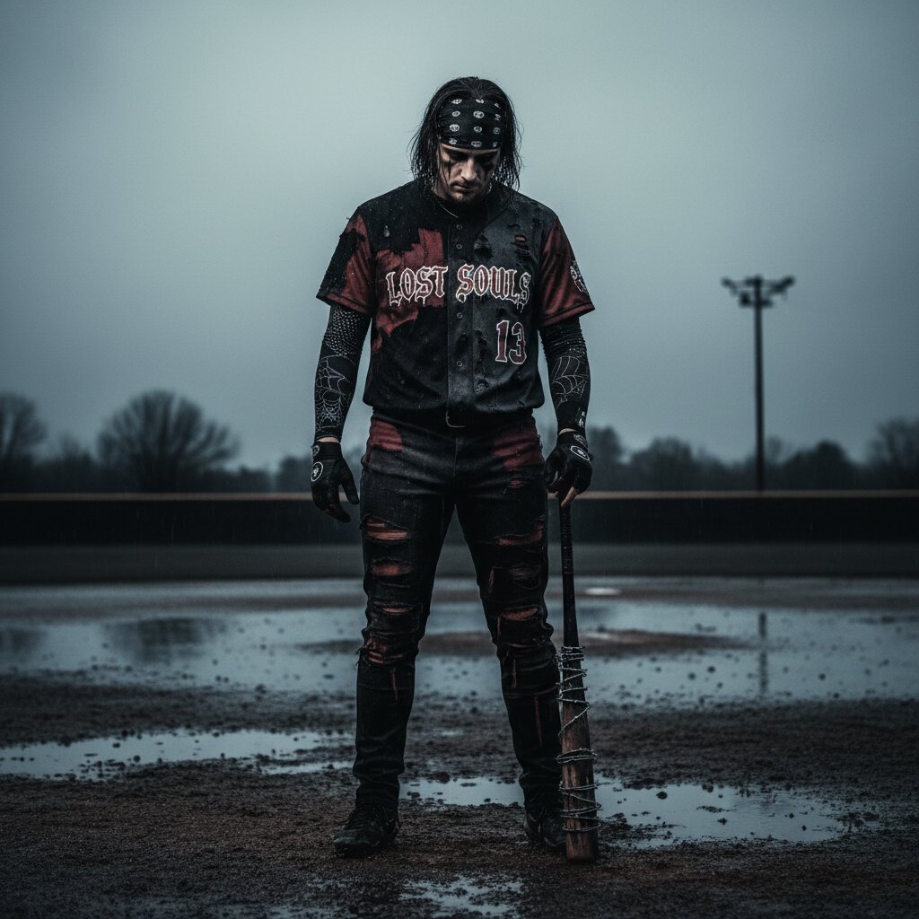 emo &mdash; Baseball Player &mdash; generated image