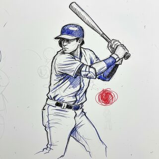 whiteboard &mdash; Baseball Player