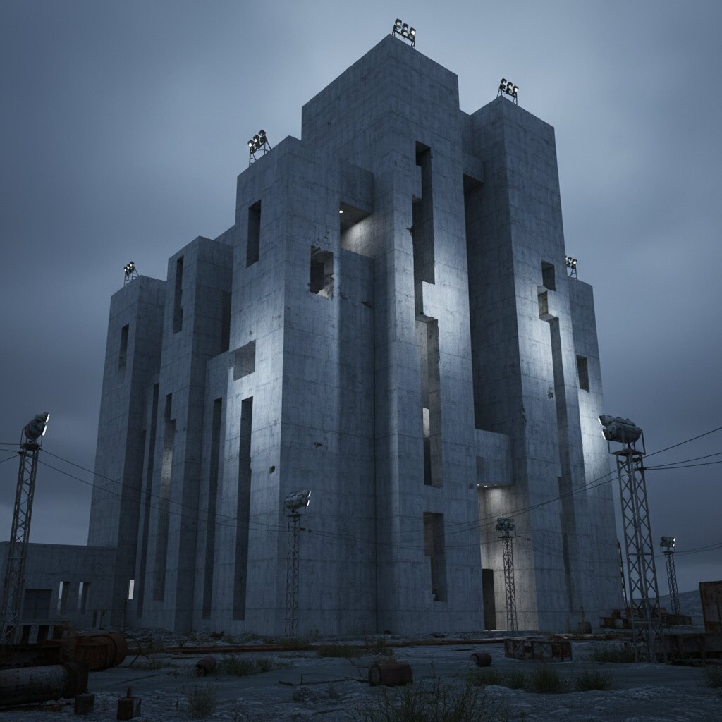 brutalist &mdash; cathedral &mdash; generated image