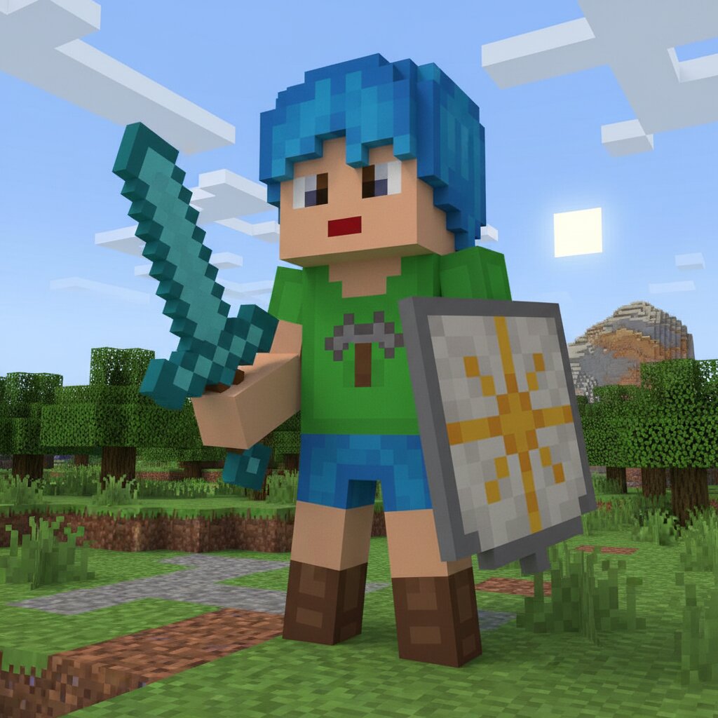 minecraft &mdash; Emily &mdash; generated image