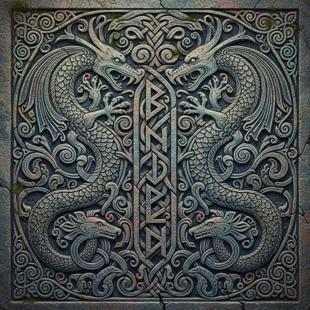 Norse Runic Carving &mdash; Emily &mdash; generated image