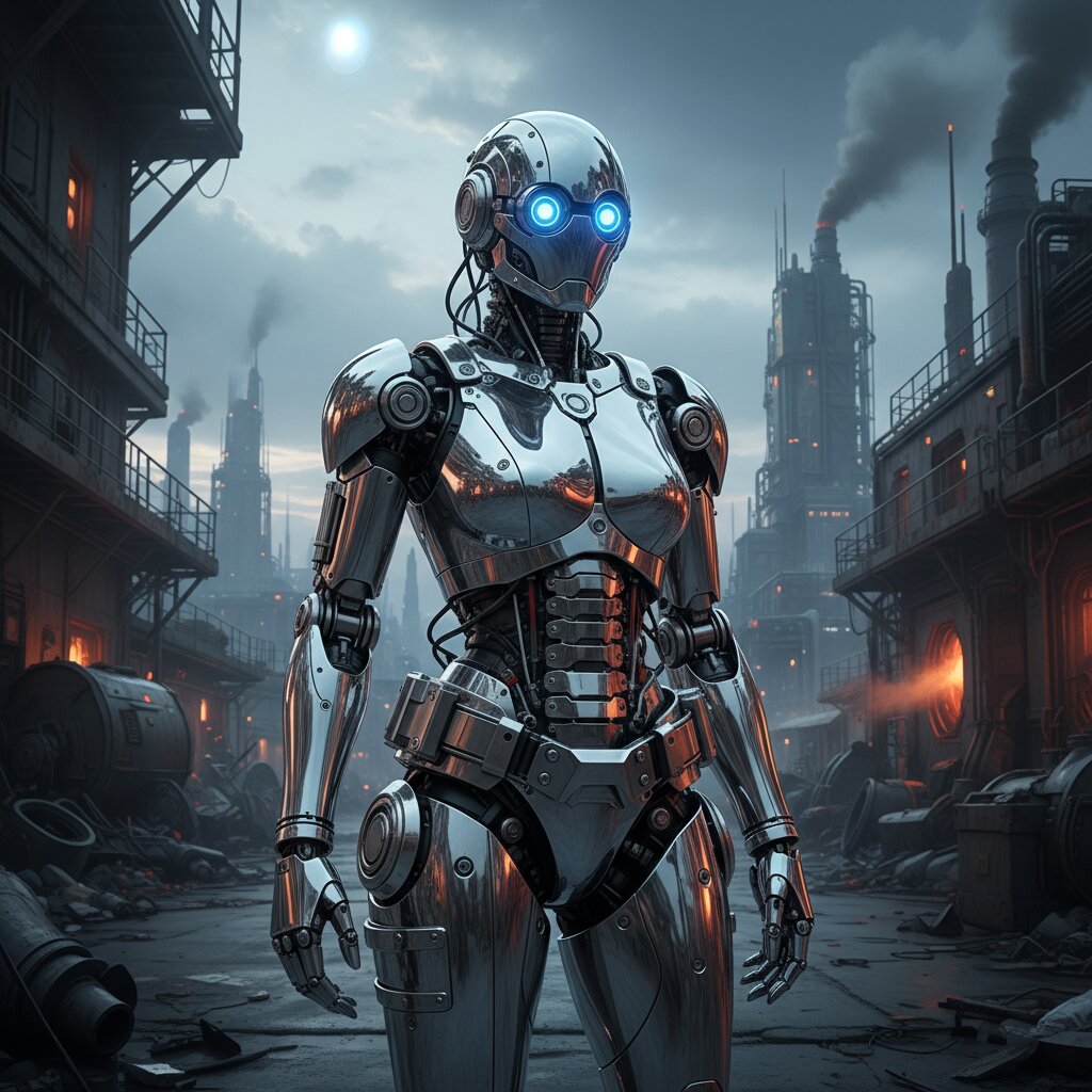 robot &mdash; Emily &mdash; generated image