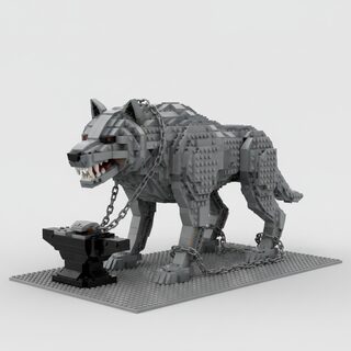 LEGO minifigure &mdash; fenrir