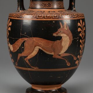 Ancient Greek Red-Figure Pottery &mdash; Fox