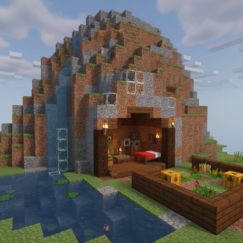 minecraft &mdash; hideaway &mdash; generated image