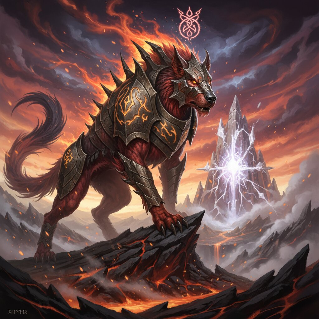Magic the Gathering TCG &mdash; Hound &mdash; generated image