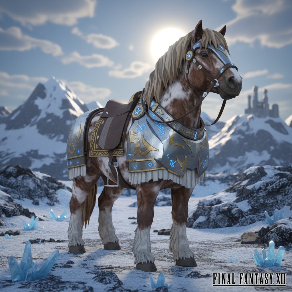 FFXI &mdash; icelandic horse &mdash; generated image