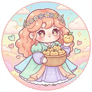 kawaii &mdash; Iduna and Her Golden Apples