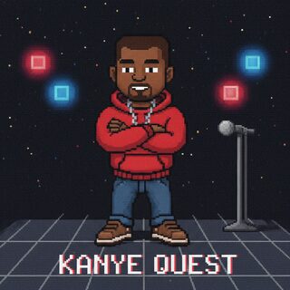 8-bit pixel art &mdash; Kanye West