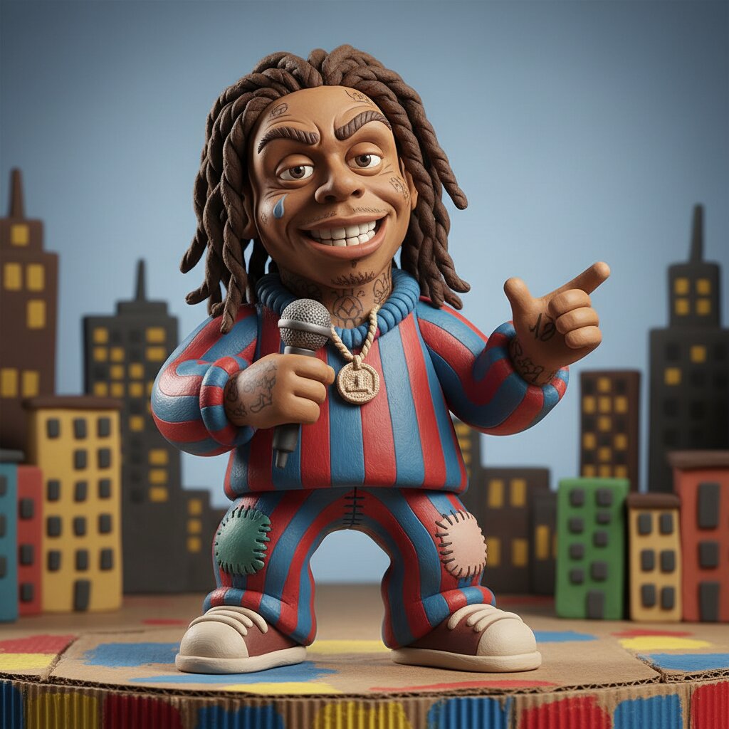 claymation &mdash; Lil Wayne &mdash; generated image