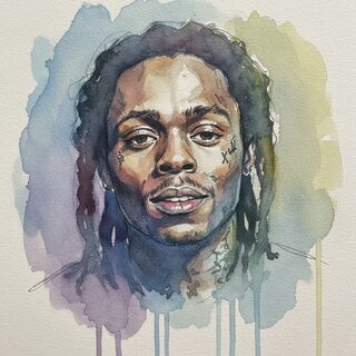 watercolor sketchbook &mdash; Lil Wayne
