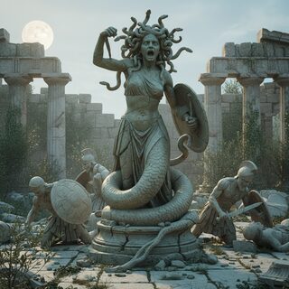 Petrified &mdash; Medusa