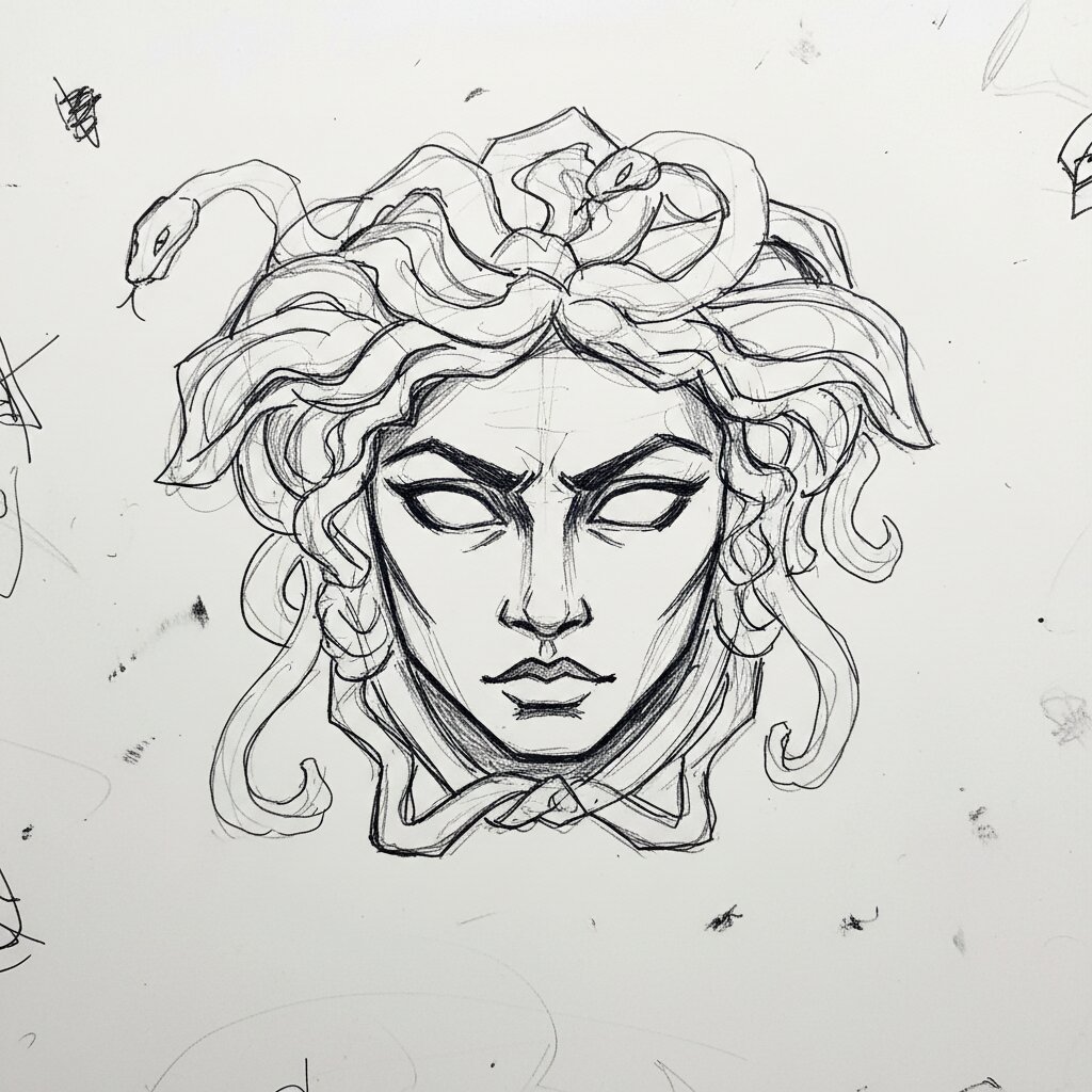 whiteboard &mdash; Medusa &mdash; generated image