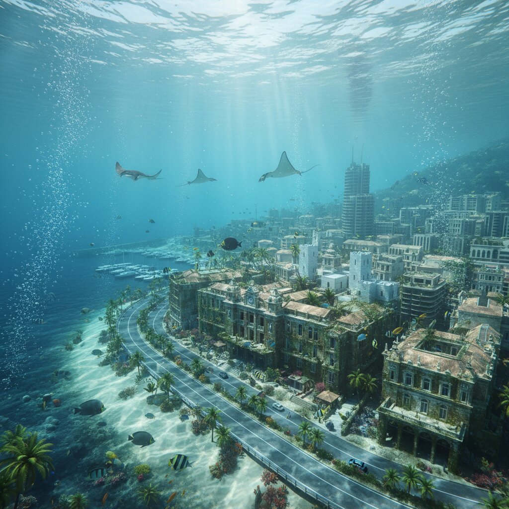 underwater &mdash; Monaco &mdash; generated image
