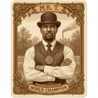 1910s tobacco card &mdash; Mr. T