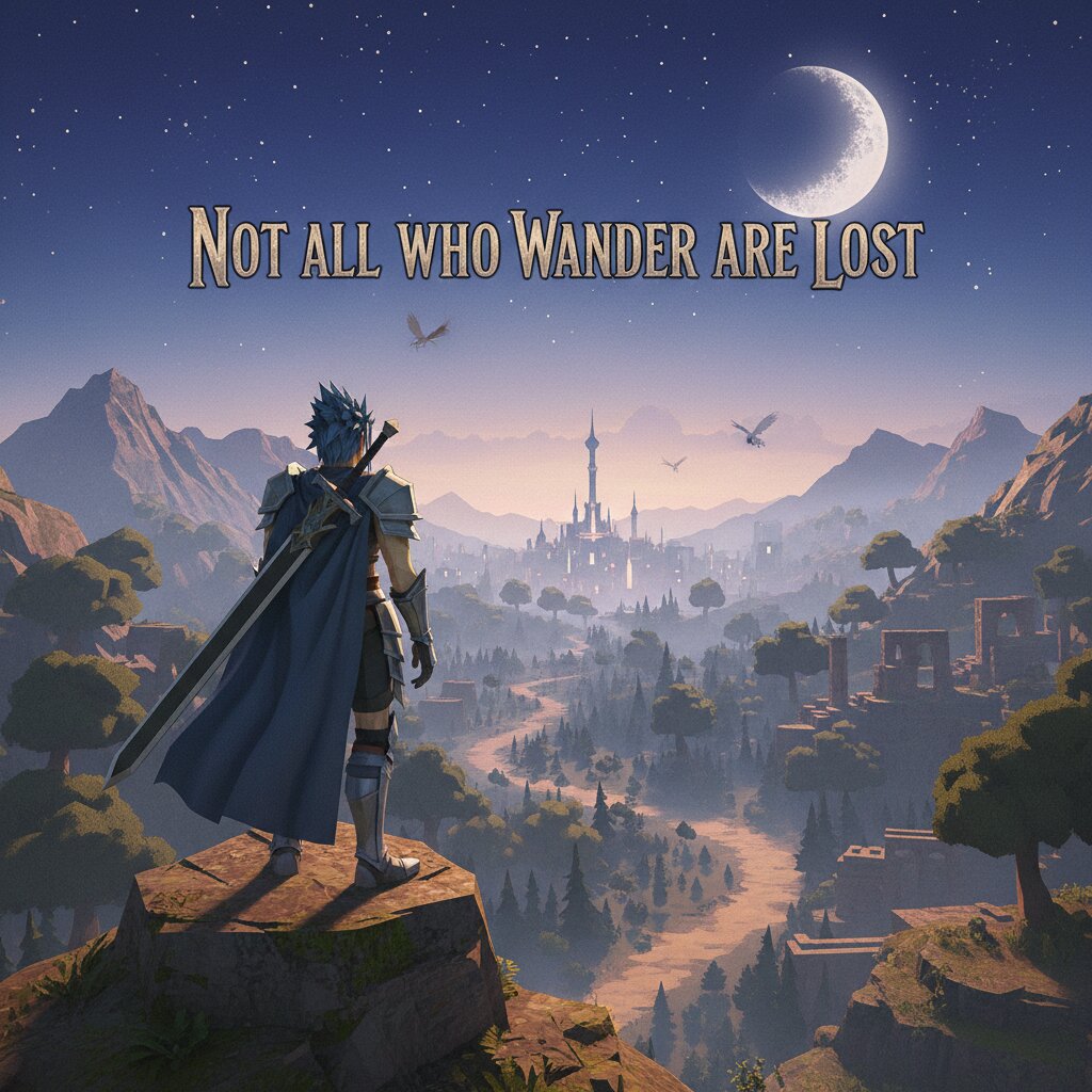 FFXI &mdash; Not All Who Wander Are Lost &mdash; generated image