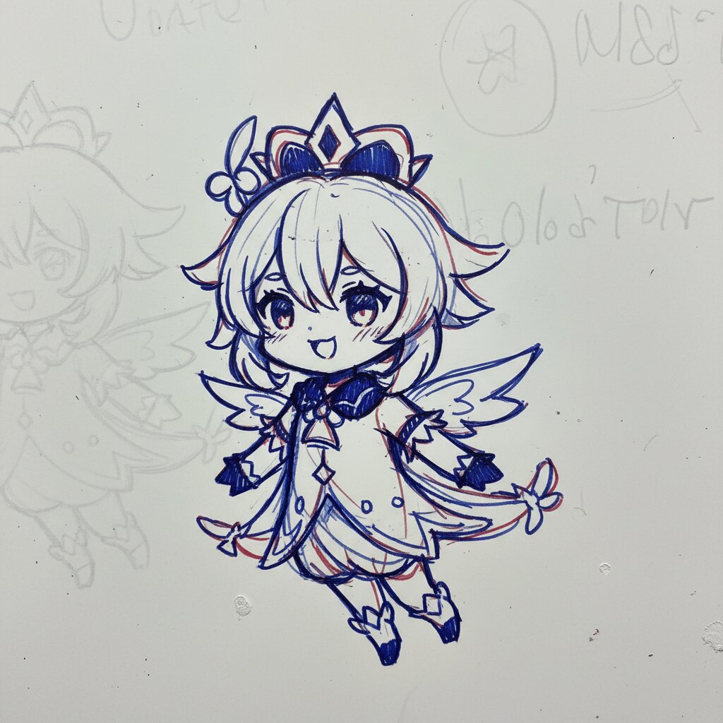 whiteboard &mdash; Paimon &mdash; generated image