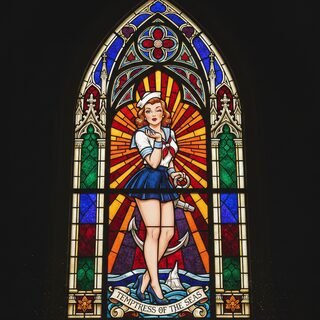 stained glass &mdash; Pinup Girl