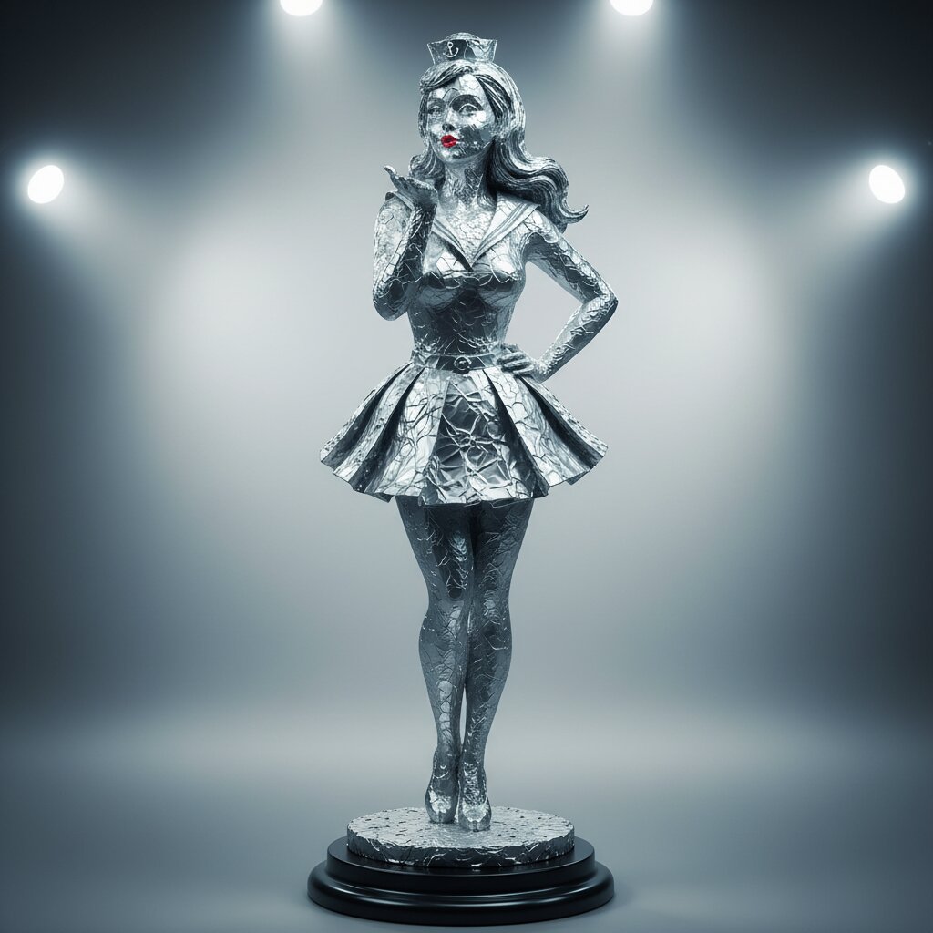 tinfoil &mdash; Pinup Girl &mdash; generated image