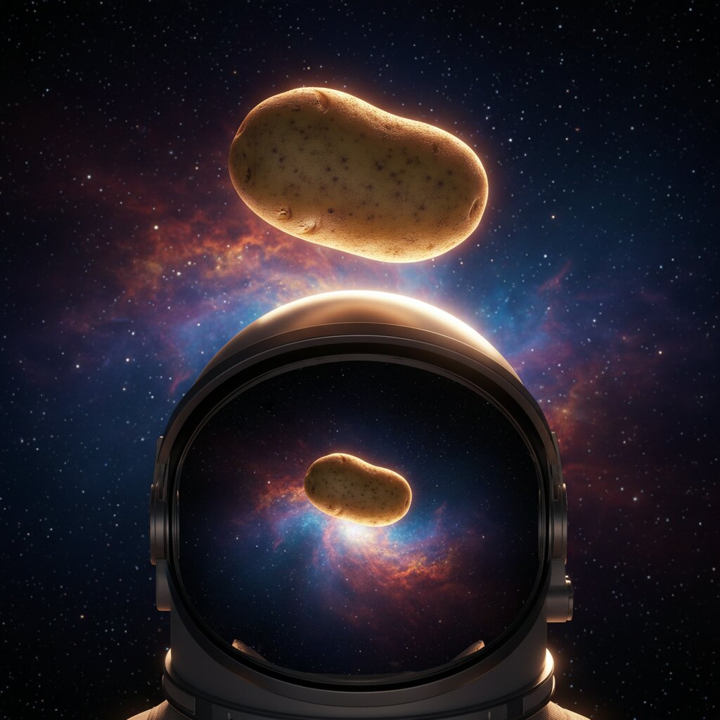outer space &mdash; Potato &mdash; generated image
