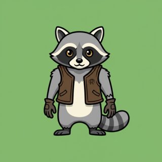 game sprite &mdash; Raccoon