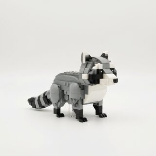 LEGO minifigure &mdash; Raccoon