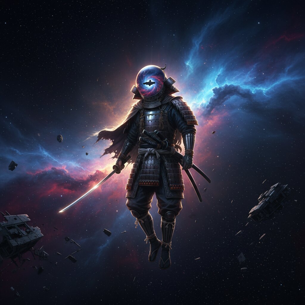 outer space &mdash; Ronin &mdash; generated image