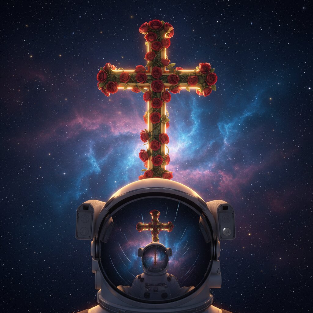 outer space &mdash; Rosy Cross &mdash; generated image