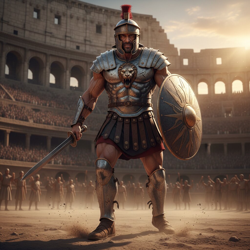 gladiator &mdash; test forced subject xyz &mdash; generated image