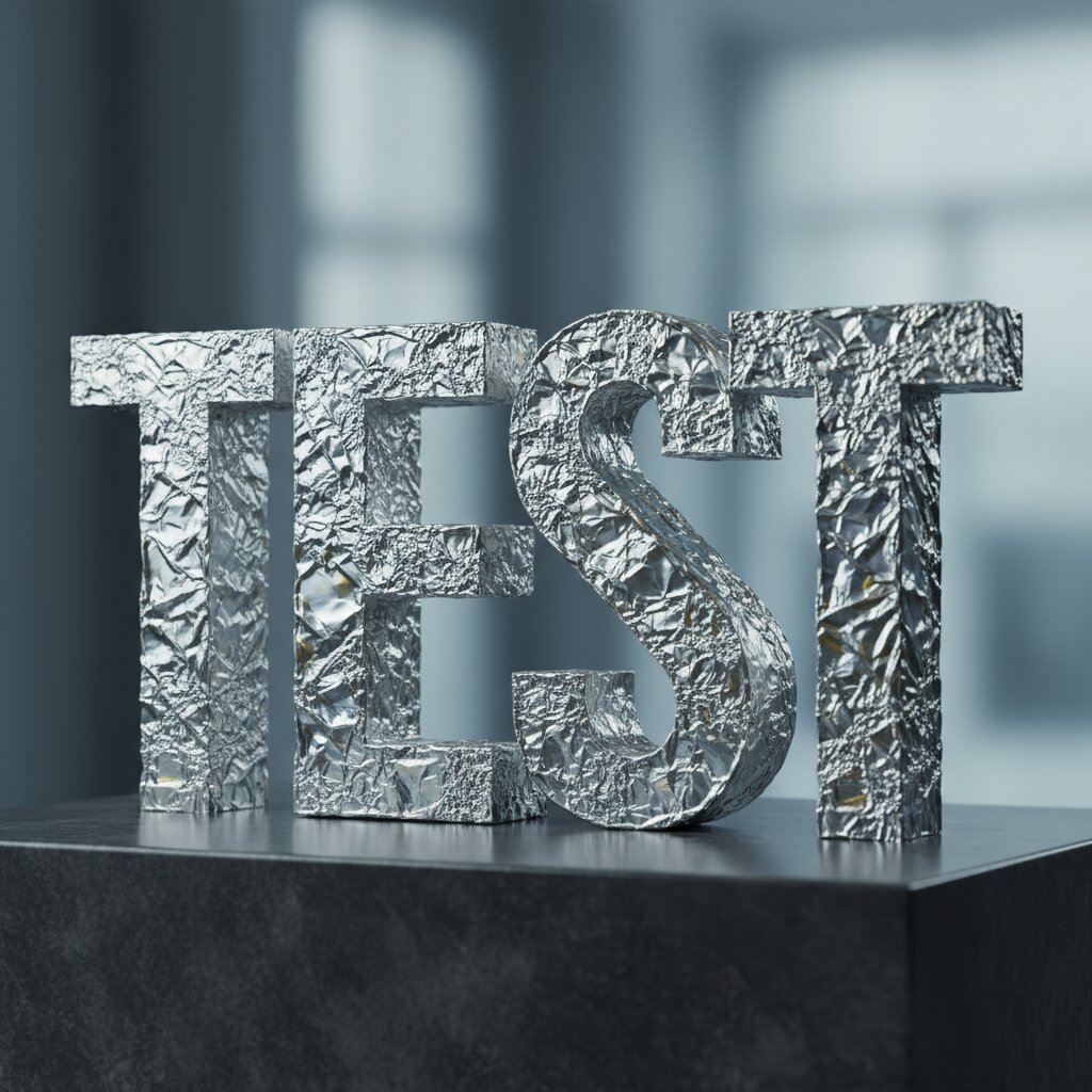 tinfoil &mdash; test &mdash; generated image