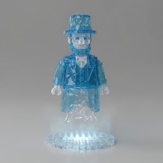 LEGO minifigure &mdash; The Ghost of Abraham Lincoln