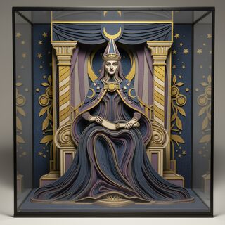 paper-craft &mdash; The High Priestess