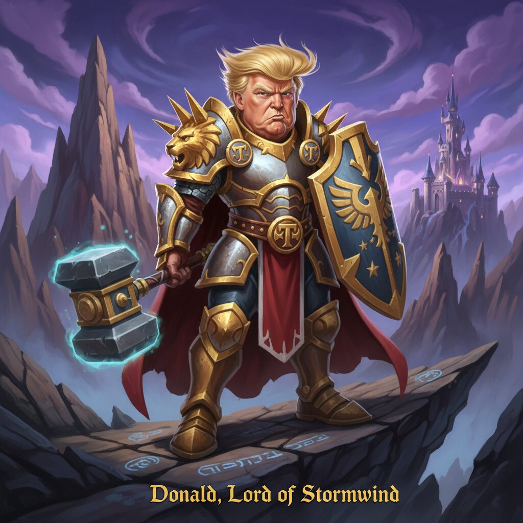 World of Warcraft &mdash; Trump &mdash; generated image